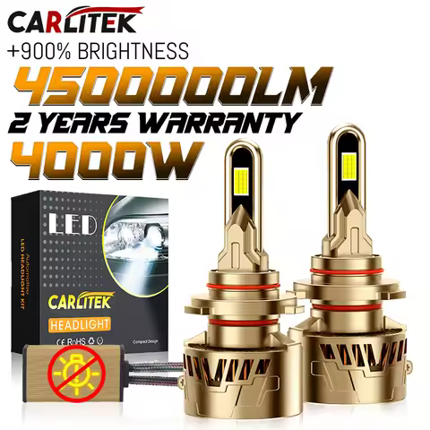 4500000LM 4000W K5C PLUS H7 H11 H1 H4 Led Headlight Bulbs 2200W CANbus LED HB3 HB4 Double Copper Tub