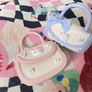 Cute HelloKitty Portable Saddle Bag Y2K Style Crossbody Bag