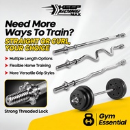 EBUY Straight Barbell & Curl Barbell Ez Curl Bar Dumbbell Bar Gym Fitness Equipment Barang Gym Olymp