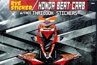 Decals Sticker Motorcycle Decals for Honda Beat 110 Carburator type032