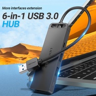 Vention USB 3.0 61 OTG Micro-B SD/TF    Penyesuai Vention USB 3.0 6-Dalam-1 OTG Mikro-B Pembaca Kad 
