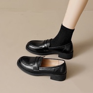 Loafers Women jk Shoes Civil Service Interview Leather Shoes