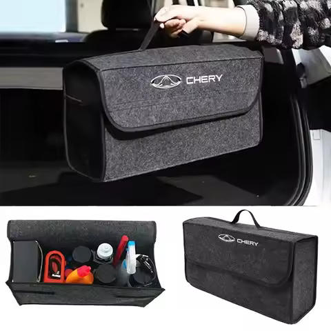 Chery Car Organizer Bag Storage Tool Trunk Box Car Accessories For Fulwin 2 Arrizo 6 Omoda Tiggo 7 P