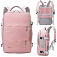 Travel Backpack Women Large Capacity Waterproof Anti-Theft Casual Daypack Bag With Luggage Strap &amp; USB Charging Port Backpacks