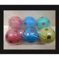 6 large plastic soccer balls