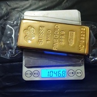 1:1 Copy RAND REFINERY 1000G Gold Bar 1Kg Gold Bullion Replica Rand Bullion Jewelry Store Bank Displ
