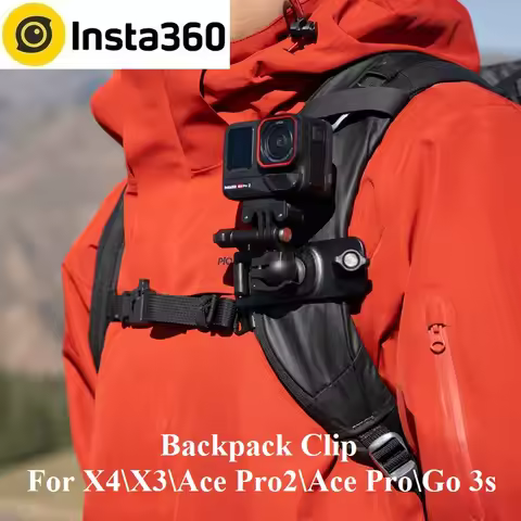Insta360 X4\Ace pro2\Go3S Backpack Clip For X 4\X 3\Ace Pro2\GO 3S \Go 3 Sports Camera Accessories