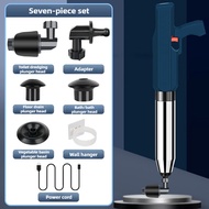 High Pressure Toilet Electric Plunger Anti-splash Sewer Drain Pneumatic Dredge Equipment Wireless To