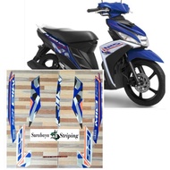 2016 blue Yamaha Mio M3 125 Striping sticker