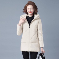 Womens Winter Jackets New Down Jacket for Women Korean Style Solid Color Coat Women Cotton Jacket