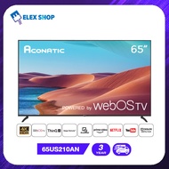 [2023 New WebOS TV] Aconatic LED WebOS TV (Wee 2.0) 4K UHD HDR Smart TV สมาร์ททีวี ขนาด 65 นิ้ว รุ่น 65US210AN (รับประกัน 3 ปี)