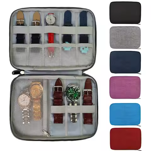 WatchBand Box for Apple Watch 10-15 Watch Strap Case Data Cable Travel Smart Watch Wriststrap Storag