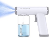 Atomizer Sprayer,Disinfectant Fogger Sanitizer Spray Machine Spray Gun , Electrostatic Sprayer Rechargeable with Blue Light for Touchless Sanitization