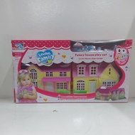 Mini Funny House Play Set Doll House Accessories