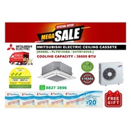 MITSUBISHI Ceiling Cassette 36000 BTU + FREE NTUC VOUCHER + FREE Delivery + FREE Consultation Servic