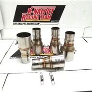 SLIP ON INLET 50MM KE 38 MM FREE 2 PIR PENGAIT KNALPOT LEHERAN VARIO BEAT MIO AEROX NMAX PCX XEON