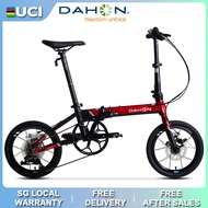 Dahon &amp; UCI K3 Plus Foldable Bicycle 16 inch Ultralight 9 Speed Shift Folding Bike