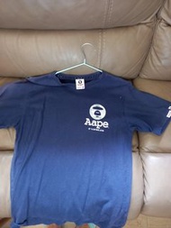 不議價 Bathing Ape AAPE 短袖 Tee 男裝中碼藍色