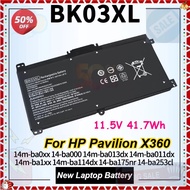BK03XL Laptop Battery for HP Pavilion X360 14M-BA0XX 14-BA000 14M-BA013DX 14M-BA011DX 14M-BA1XX 14-B