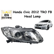 Honda Civic TRO FB 2012 Head lamp (HID or Non HID Model) Taiwan Lampu Depan , Lampu Besar