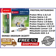 [4 pcs/set] Denso Iridium IK20TT spark plug original Proton Wira Satria Putra Waja Mitsubishi Lancer