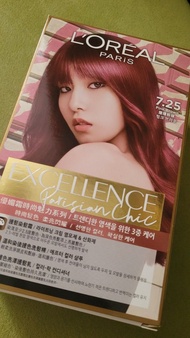 L'Oréal Paris 染髮劑 7.25 粉紅啡色