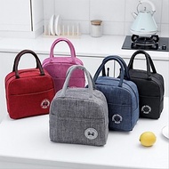 Thermal lunch box bag with bear logo and convenient lock