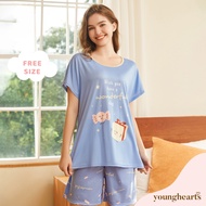 Young Hearts Young Curves Wish You have a Wonderful Day Sleep Set C01-S01262