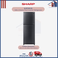 Sharp SJ-RF33E-DS 330L 2 Doors J Tech Inverter Refrigerator