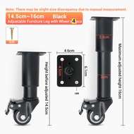 Adjustable Furniture Leg Table Feet Bed Leg Support Metal Sofa Leg Cabinet Support Table Leg Replace