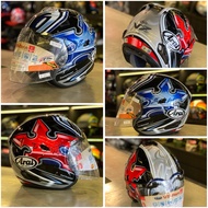 Arai VZ Ram Nakano Shuriken Silver Helmet (SIRIM Certified - Approved by JPJ)