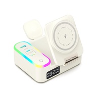 Retractable Multi-Function Foldable Portable8-in-1 Charger For IPhone 16/15/14/13/12Watch AirPods Wi