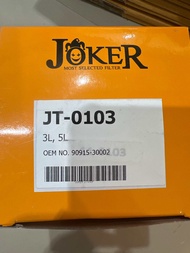 กรองน้ำมันเครื่อง เครื่อง 3L 5L toyota sport rider เครื่อง 5L oem : 90915-30002 ยี่ห้อ joker