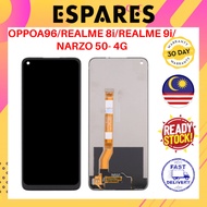(ESPARES) ⚡ OPPO A96 REALME 8i REALME 9i NARZO 50 4G COMPATIBLE LCD DISPLAY TOUCH SCREEN DIGITIZER