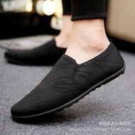 Canvas Peas Shoes Slip-On Lazy Shoes Casual Shoes Social Guy Shoes Men's Driving Shoes