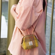 哈裡斯粗花呢新款小巧耳機鑰匙口紅包百搭可愛小挎包迷你斜挎包女