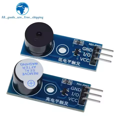 1/3PCS High Quality Active / passive Buzzer Module for Arduino New DIY Kit Active Buzzer Bow Bevel M