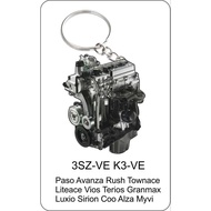 engine enjin 3szve 3sz-ve k3-ve passo avanza rush terios granmax luxio sirion alza myvi keychain 2d