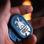 Rabbit Rhythm Push Brand Mechanical Decompression Toy Grumpy Metal Rotating Ding Office