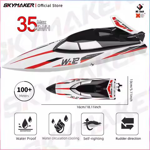 Wltoys Wl912 RC Speed Racing Boat 35KM/H High 2.4GHz Capsize Protection Professional Remote Control 
