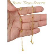 EmmaGold Rantai tangan comel Emas 750