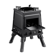 Camping Portable Outdoor Boiling Station Firewood Burning Stainless Steel Folding Stove Stove Fire E
