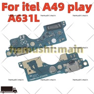For itel A49 play A631L USB Charging Dock Port Mic Microphone Connector Board Fast Flex Cable Repair