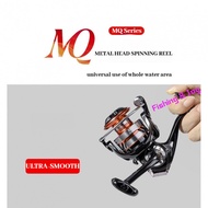 Bevel spool spinning reel Semi-metal handle Smooth bearing Lightweight body Reel spinning saltwater 