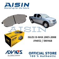AISIN / ADVICS Brake Pad for Isuzu DMAX 2003-2008 (J1N032 / DB1468) 4pcs/1set (Front)