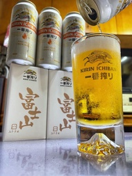 Kirin Ichiban 限量版 一番榨麒麟富士山啤酒杯