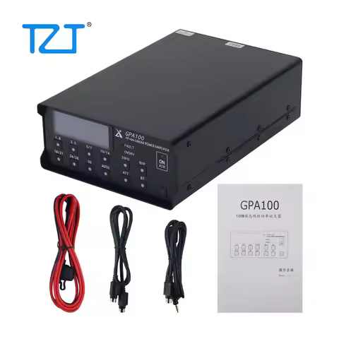 TZT XIEGU GPA100 100W Solid State Linear Power Amplifier 1.8-50MHz Amateur High Performance RF Ampli