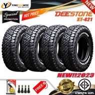 265/75R16 DEESTONE รุ่น POWER CRUZ XT421 ชุด 4 เส้น (ยางใหม่ปี2023) แถมเกจหน้าปัทม์เหลือง 1 ตัว + จุ๊บลมยางแท้ 4 ตัว (ยางรถยนต์ ยางขอบ16)