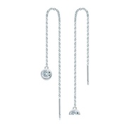 莫桑石 莫桑鑽 50分耳墜耳環 台北門市 客製化訂製白金