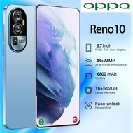 โทรศัพท์มือถือ OPPQ Reno10 5G Phantoms โทรศัพท์ 6.7 HD+ รองรับ2ซิม Smartphone 4G/5G แรม16GB รอม512GB โทรศัพท์ถูกๆ Android13.0 Mobile phone รองรับภาษาไทย ระบบนำทาง มือถือแรงๆ เหมาะสำหรับ Facebook ไทย โทรศัพท์เล่นเกม มือถือ
